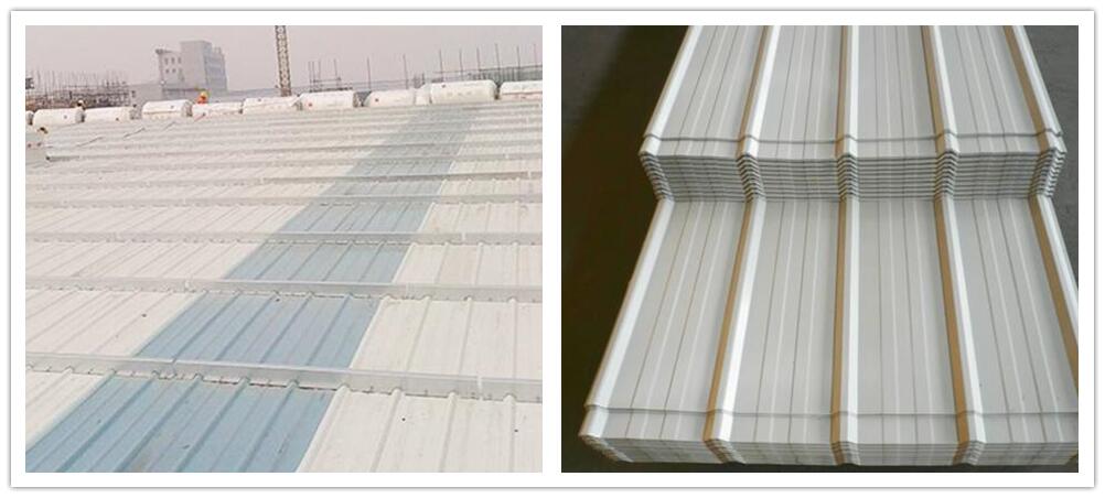 The most commonly used color steel plates for roof