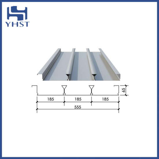 profiled steel sheets used as floor support plate